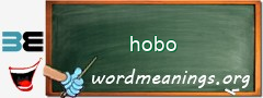 WordMeaning blackboard for hobo